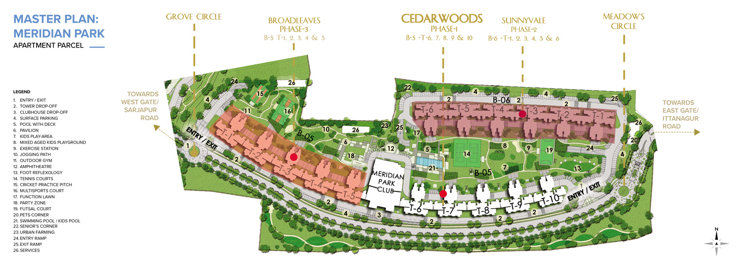 Prestige Meridian Park Master Plan