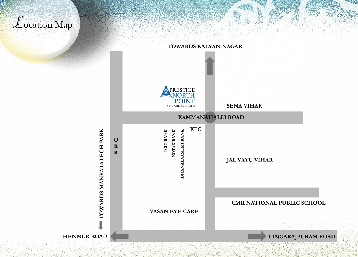 Prestige North Point Location Map