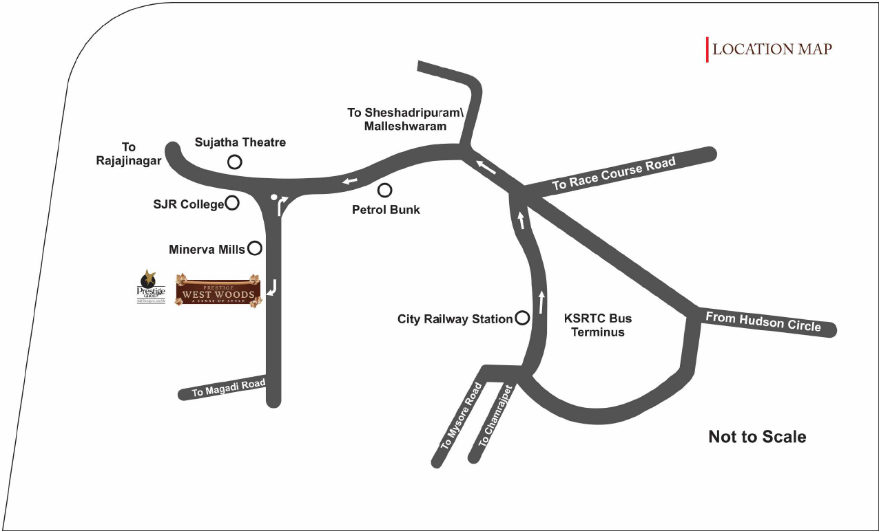 Prestige Westwoods Location Map